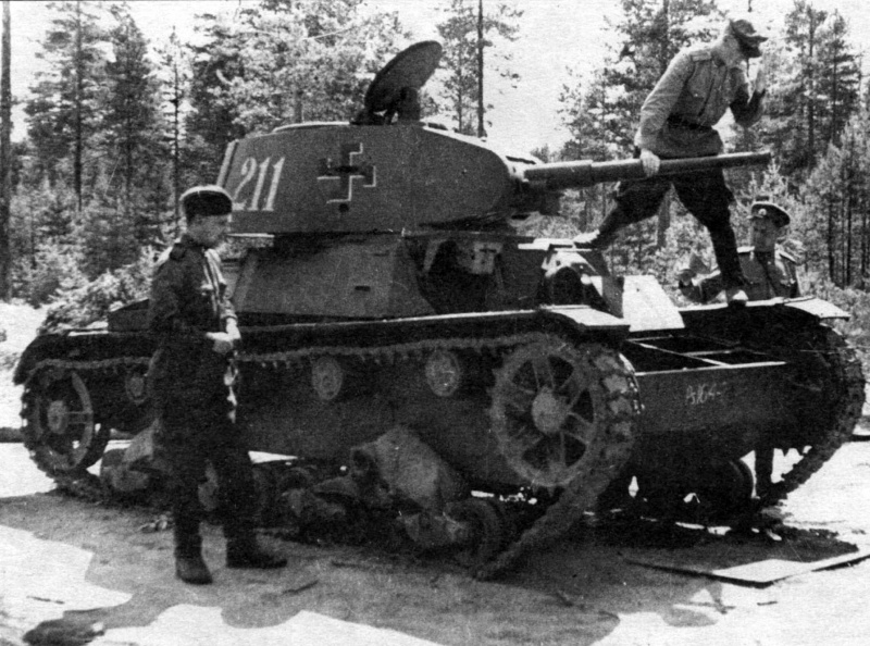 Схема танка Т-26 из журнала МК